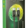 Usb Кабель-зарядка Type-C на Type-C Hoco X14 Double 3A 60W 1м в тканевой оплетке черный