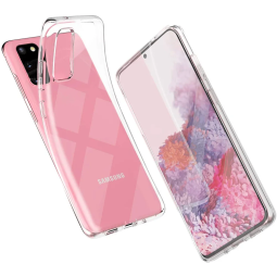Чехол-накладка силикон 2.0мм Samsung Galaxy S20FE/S20 Lite прозрачный
