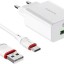Сетевое зар. устр. Borofone BA21A с шнуром Type-C 1USB 2.1A белое