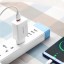 Сетевое зар. устр. Borofone BA21A с шнуром Type-C 1USB 2.1A белое