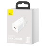 Сетевое зар. устр. Baseus Super Si 1C 3A 25W (CCSP020102) белое