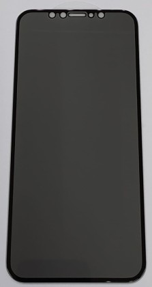 Защитное стекло для i-Phone 11 Pro/X/Xs 5.8" Анти-Шпион чёрное