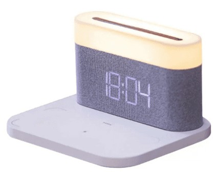 Ночник с часами Xiaomi Youpin VFZ для беспроводной зарядки C-WCLL-C01 White