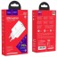 Сетевое зарядное устройство для смартфонов Hoco C80A порты 1USB+Type-C, PD/QC3.0, 3A/20W,  белое