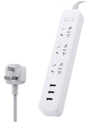 Сетевой адаптер Xiaomi Mi Power Strip 3 Sockets/3 USB Potrs NRB4027CN белый