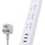 Сетевой адаптер Xiaomi Mi Power Strip 3 Sockets/3 USB Potrs NRB4027CN белый