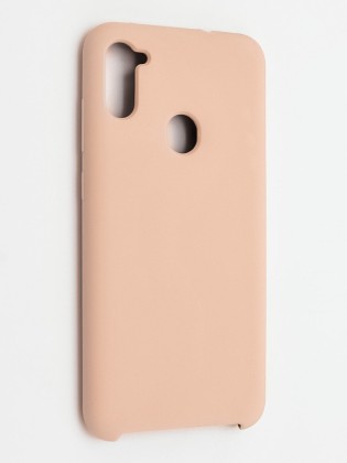 Накладка для Samsung Galaxy A11/M11 Silicone cover пудро