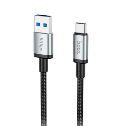 Usb Кабель-зарядка Type-C Hoco US10 3A/5Gbps 0.5м черный