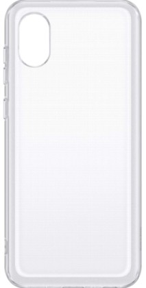 Чехол-накладка силикон 2.0мм Samsung Galaxy A03 Core прозрачный