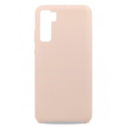 Накладка для Huawei Honor 30S Silicone cover пудро