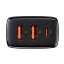 Сетевое зар. устр. Baseus Super Si Quick Charger 2USB/1C 30W EU CCXJ-E01 черное