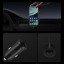 Держатель c беспроводной зарядкой в воздуховод Huawei 80Вт - черный - с зажимом