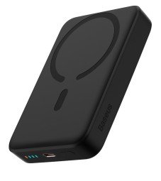 Powerbank с беспроводной зарядкой Baseus Magnetic Mini Wireless 10000mAh 30W (PPCX110201) черный