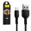 Usb Кабель-зарядка Micro Hoco X20 Flash 3м силиконовый чёрный