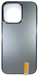 Чехол-накладка для i-Phone 14 Pro Max пластик серебристый