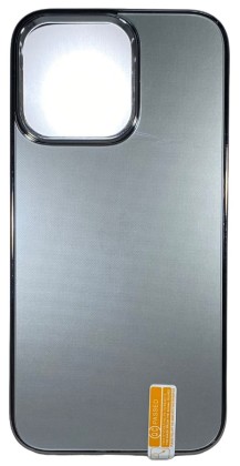 Чехол-накладка для i-Phone 14 Pro Max пластик серебристый