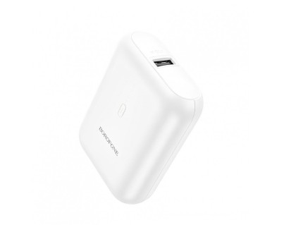 Повербанк с быстрой зарядкой Borofone B31 5000mAh/1USB/Type-C 2A, белый