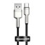 Usb Кабель-зарядка TYPE-C Baseus Cafule Series Metal Data Cable 66W 1м (CAKF000101) черный