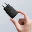 Сетевое зарядное устройство с быстрой зарядкой Baseus Compact 20вт 1USB/1C, черное