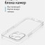 Накладка силикон iPhone 15 Pro прозрачный с закрытой камерой