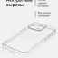 Накладка силикон iPhone 15 Pro прозрачный с закрытой камерой