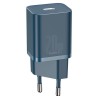 Сетевое зар. устр. Baseus Super Si Quick Charger 1C 20W EU (CCSUP-B03) синее