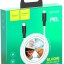 Usb Кабель-зарядка Type-C на Lightning Hoco X21 plus 20W 3A 1M белый