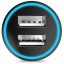 Автомобильное заряд. устр. Hoco 2USB 2.4A UC204 черное