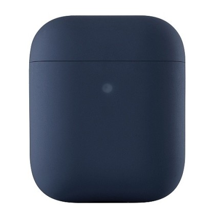 Силиконовый чехол для AirPods темно-синий