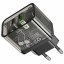 Сетевое зар. устр. Hoco N34 1USB/1USB-С QC3.0/PD 18W/20W прозрачное