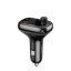 FM трансмиттер Baseus T-Typed Bluetooth MP3 Charger 1USB (CCTM-B01) черный