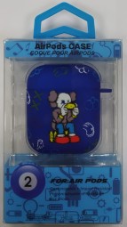 Силиконовый светящийся в темноте чехол для AirPods 1/2 Luxo Kaws рисунок №10