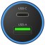 Автомобильное заряд. устр. Momax Move 67W 1USB+1 Type-c серый