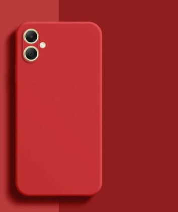 Накладка для Samsung Galaxy A05 Silicone cover красная