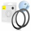 Магнитное кольцо Baseus Halo Magnetic для смартфонов (2шт.) (PCCH000012) серебристое