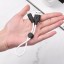 Usb Кабель-зарядка Micro Hoco X21 Plus 25см силиконовый, белый