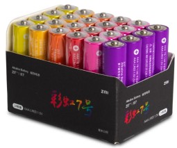 Батарейки пальчиковые Xiaomi ZMI Rainbow ZI7 тип AAA 24шт разноцветные