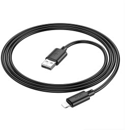 Usb Кабель-зарядка Lightning Hoco X88 2.4A 1м черный