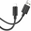 Usb Кабель-зарядка Lightning Hoco X88 2.4A 1м черный