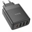 Сетевое зар. устр. Hoco C127A 3USB/1C 45W черное