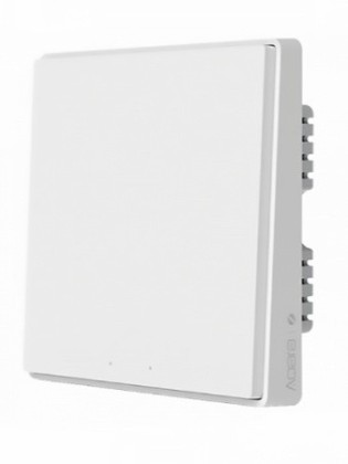 Умный выключатель Aqara Smart Wall Switch D1 QBKG23LM белый