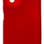 Накладка для Xiaomi Redmi Note 10 4G Silicone cover без логотипа красная