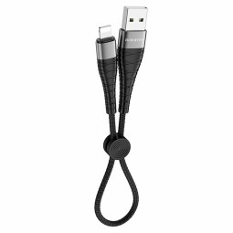 Usb Кабель-зарядка Lightning Borofone BX32 Munificent 5A 25см черный