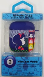 Силиконовый светящийся в темноте чехол для AirPods 1/2 Luxo Kaws рисунок №19