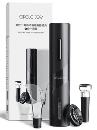 Винный набор Xiaomi Circle Joy 4 in 1 Set in a Gift Box CJ-TZ07 чёрный