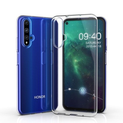 Чехол-накладка силикон 0.5мм Huawei Honor Nova 5/5 Pro прозрачный