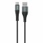Usb Кабель-зарядка Type-C Hoco X38 Cool 3A 1м в тканевой оплётке чёрный