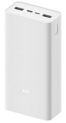 Powerbank Xiaomi 3 30000mAh 2USB/1C 3.6A VXN4307CN/PB3018ZM белый