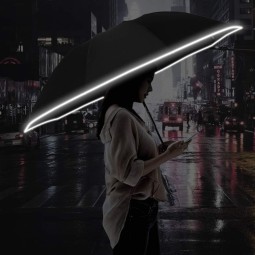 Зонт автоматический Xiaomi Automatic Umbrella Zuodu с подсветкой контура зонта +фонарик, синий