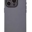 Накладка для i-Phone 15 Pro Max K-Doo Mag Noble кожаная серая